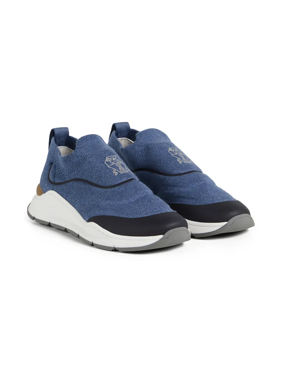 logo-print slip-on sneakers 2
