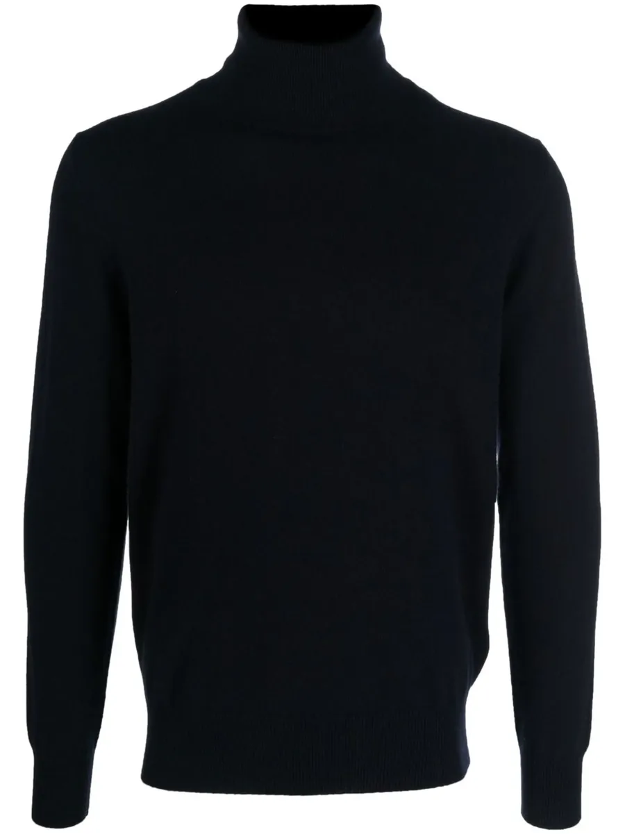 roll neck cashmere jumper 1