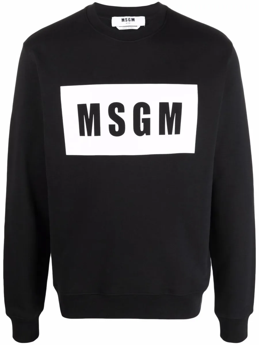 logo-print sweatshirt 1