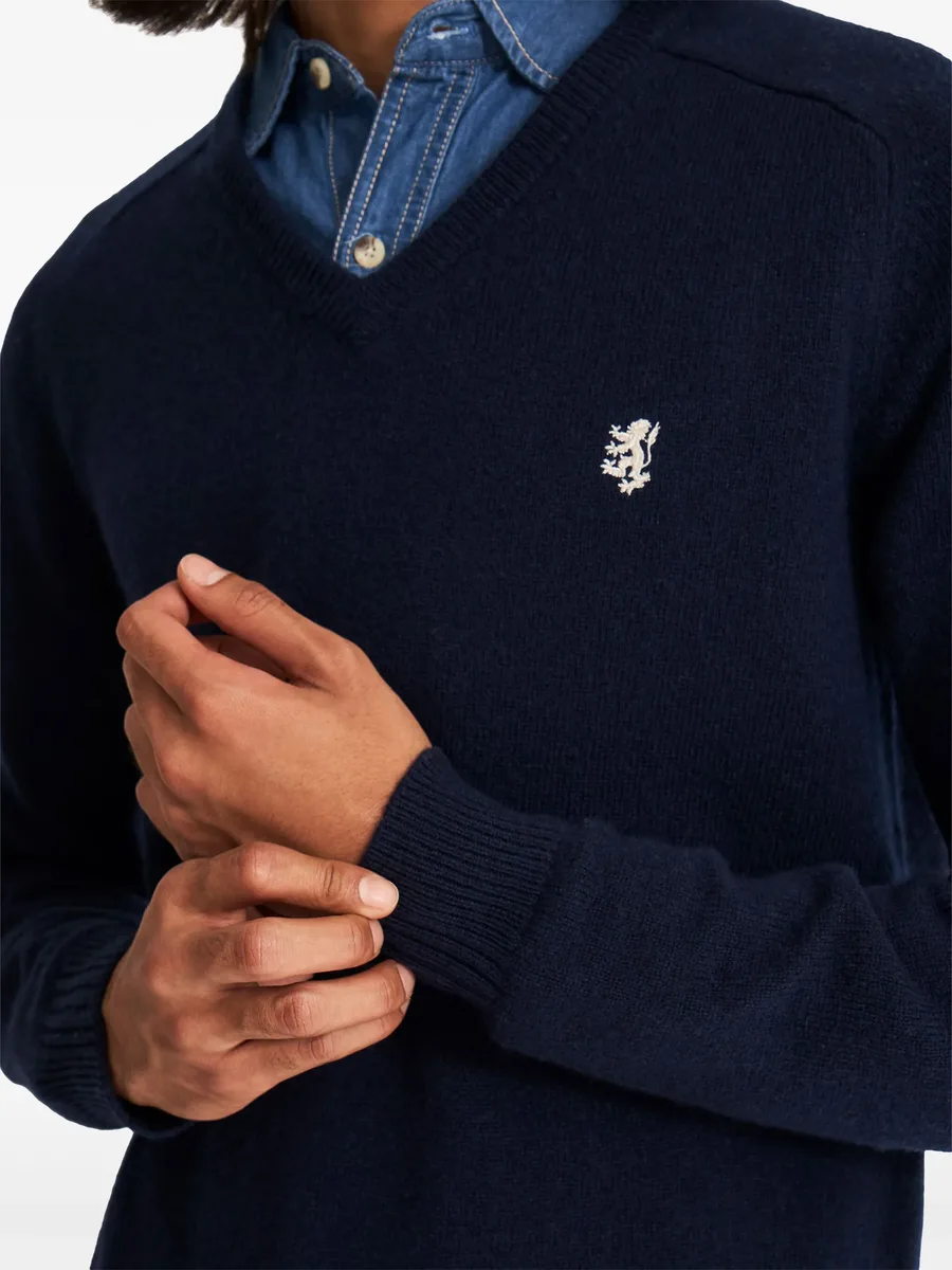 wool v-neck sweater 10