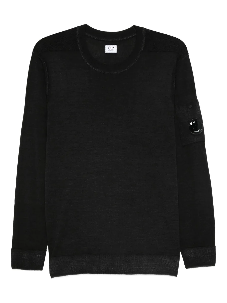 lens-detail wool sweater 1