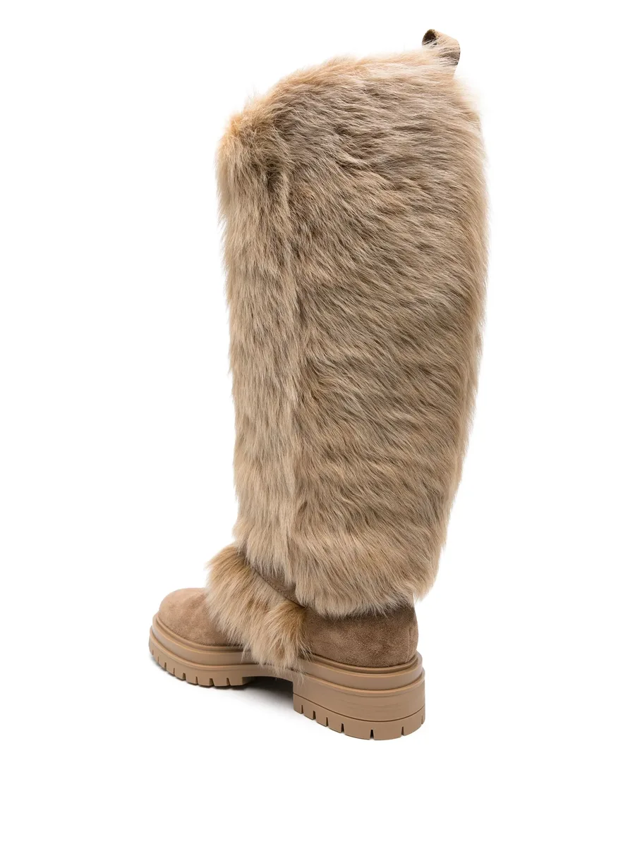 panelled-design boots 6