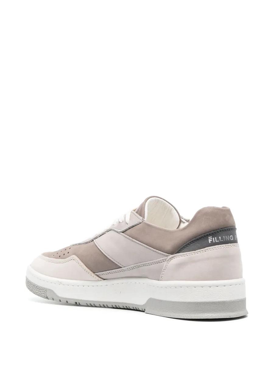 logo-print suede sneakers 6