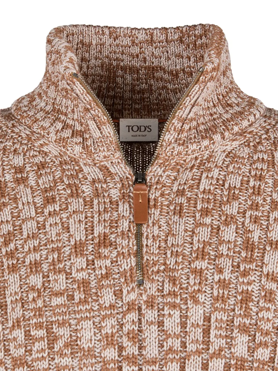 ribbed half-zip sweater 9