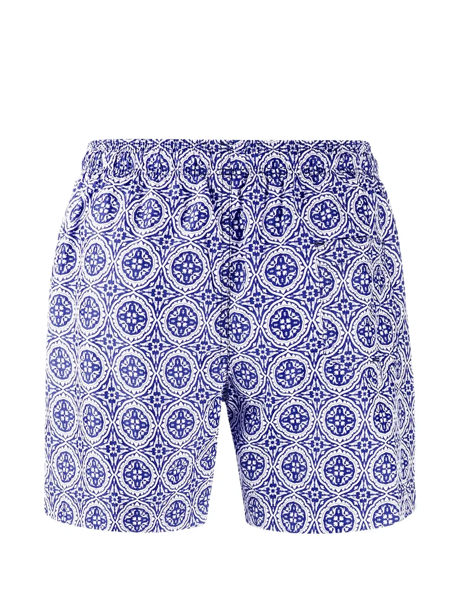 geometric-print swim shorts 3
