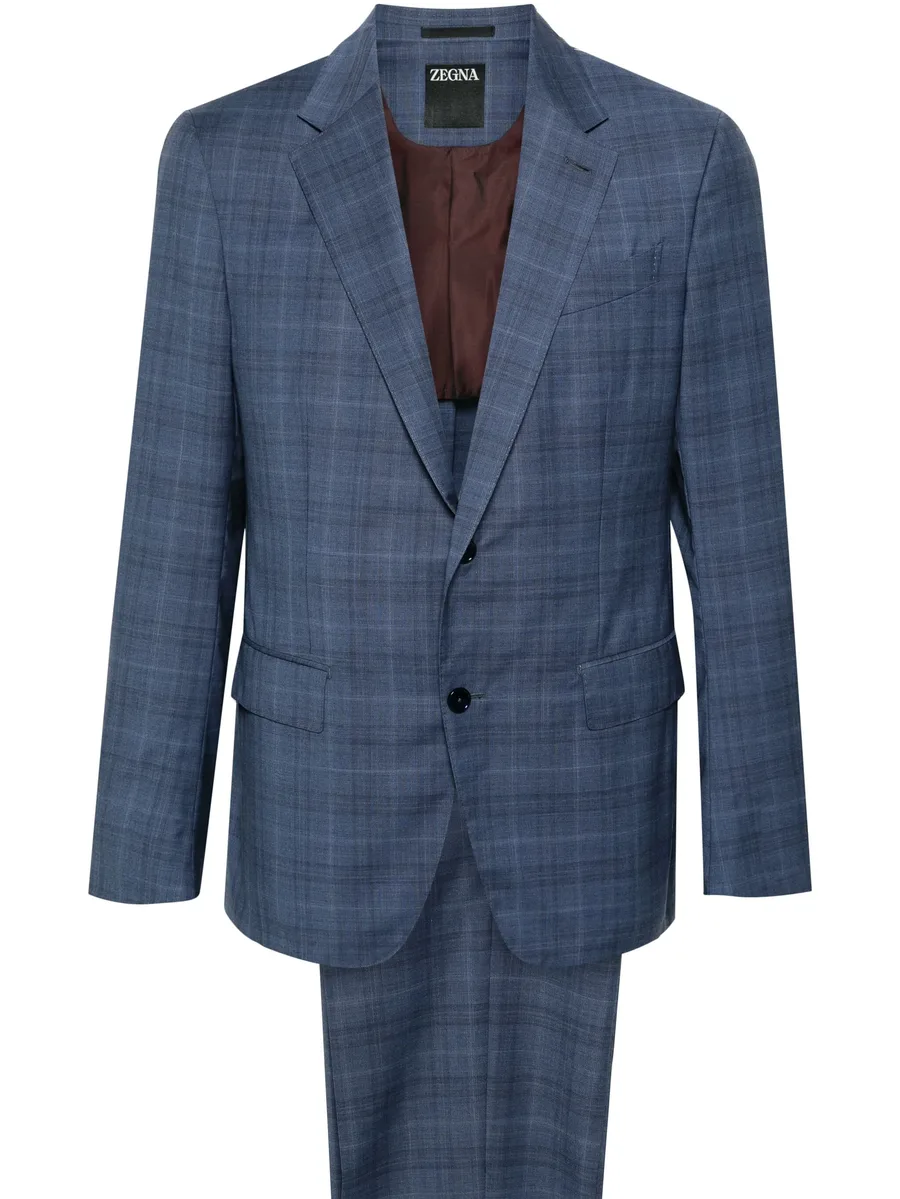 single-breasted wool suit 1