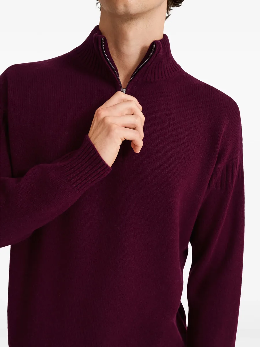 zip cashmere jumper 10