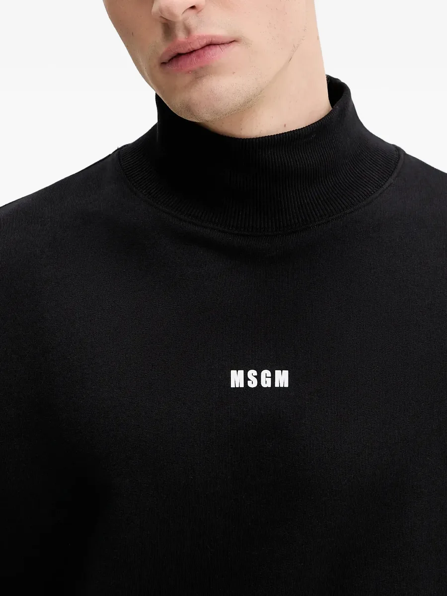 roll-neck logo-detail sweater 7