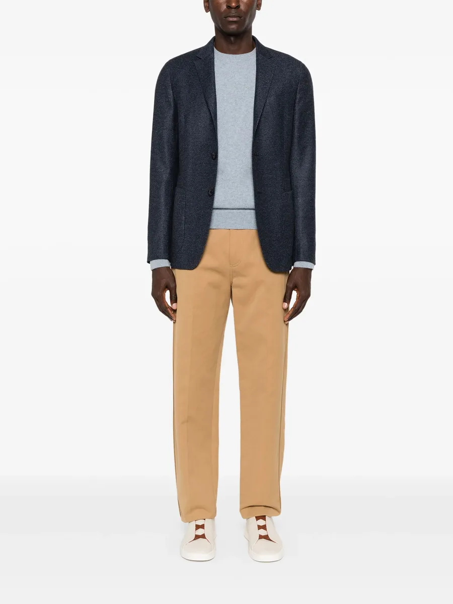 brushed fine-knit jumper 4