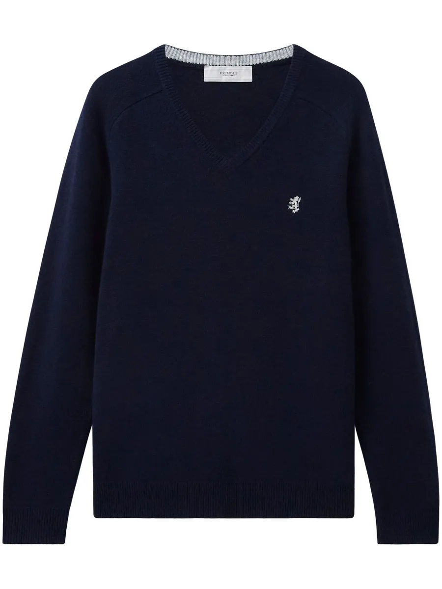 wool v-neck sweater 2
