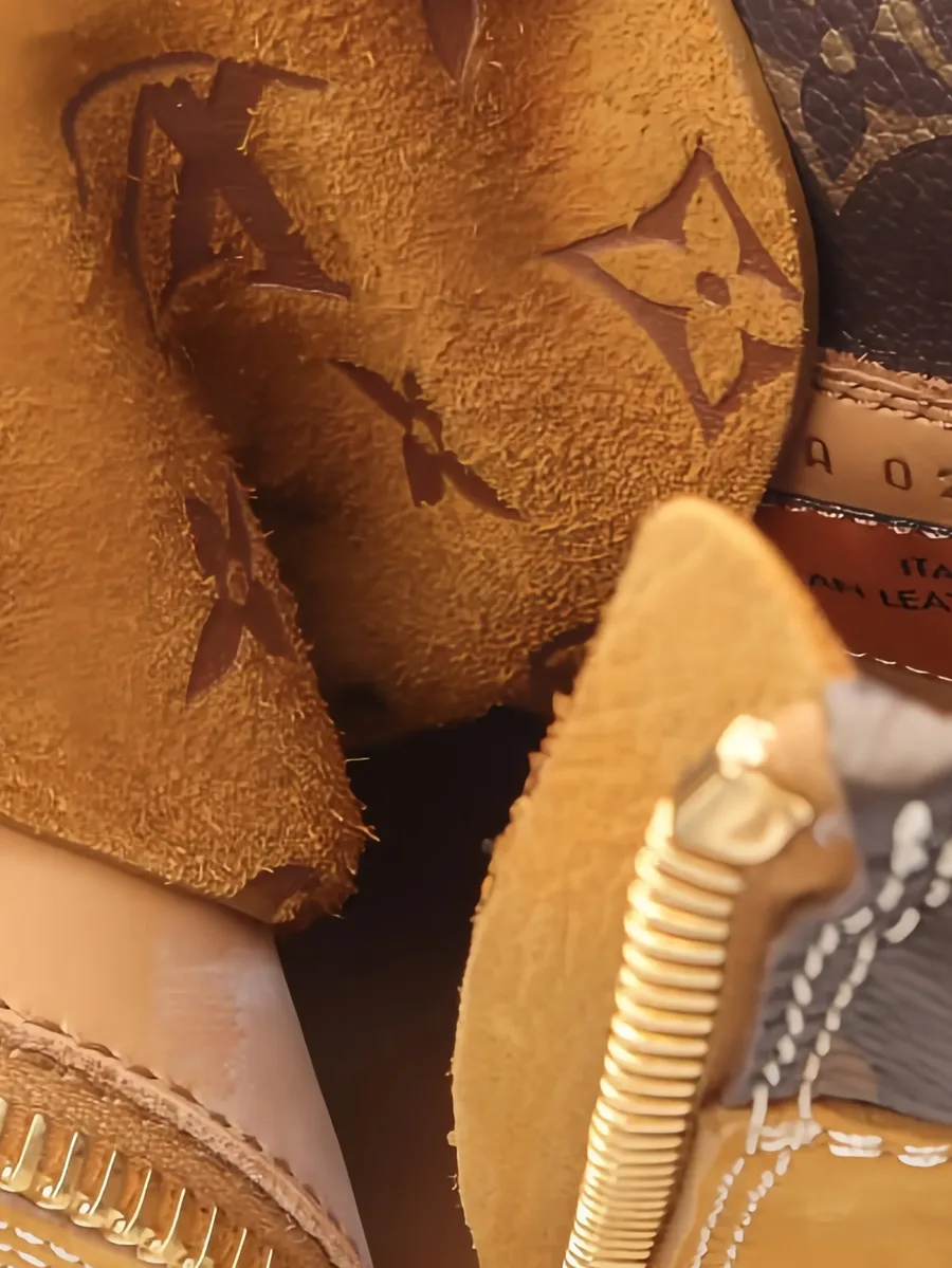 кожаные ботинки из коллаборации с Timberland (2024 год) 11