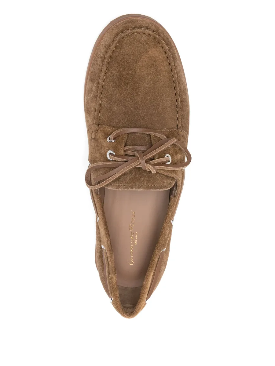 Vandée suede boat shoes 8