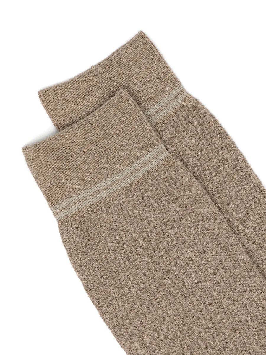 textured-knit socks 5