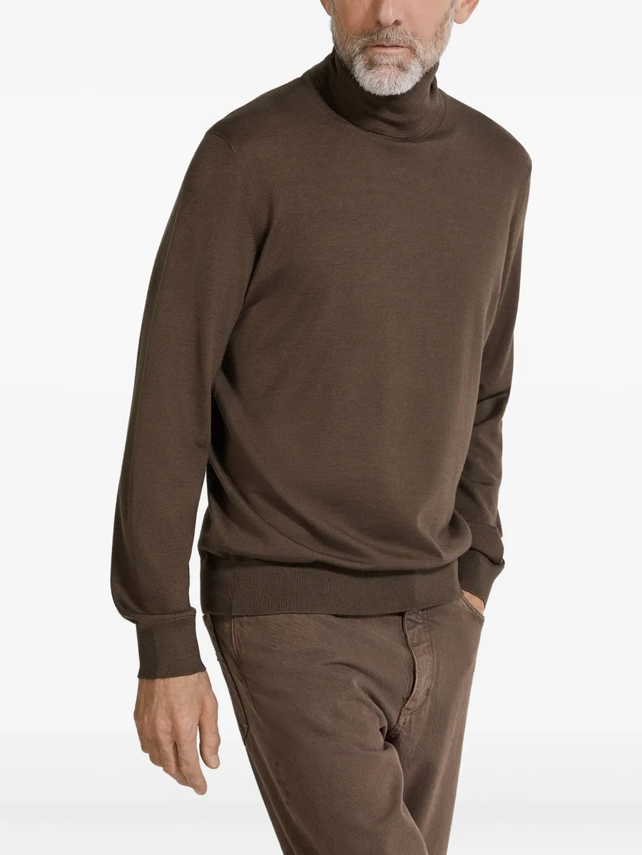 turtleneck cashmere-blend sweater 6