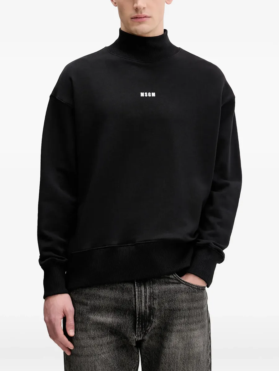 roll-neck logo-detail sweater 2