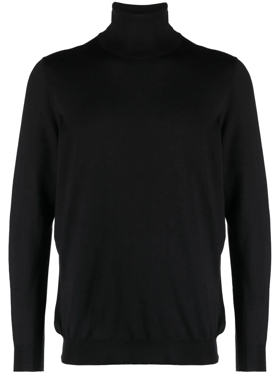 roll-neck fine-knit jumper 1