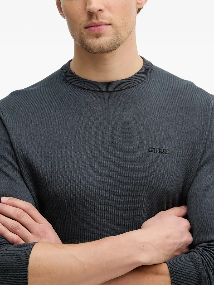 logo-embroidered sweatshirt 3