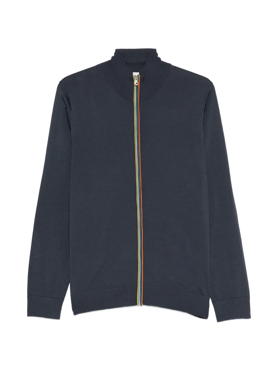 кардиган на молнии с полосками Signature Stripe 1
