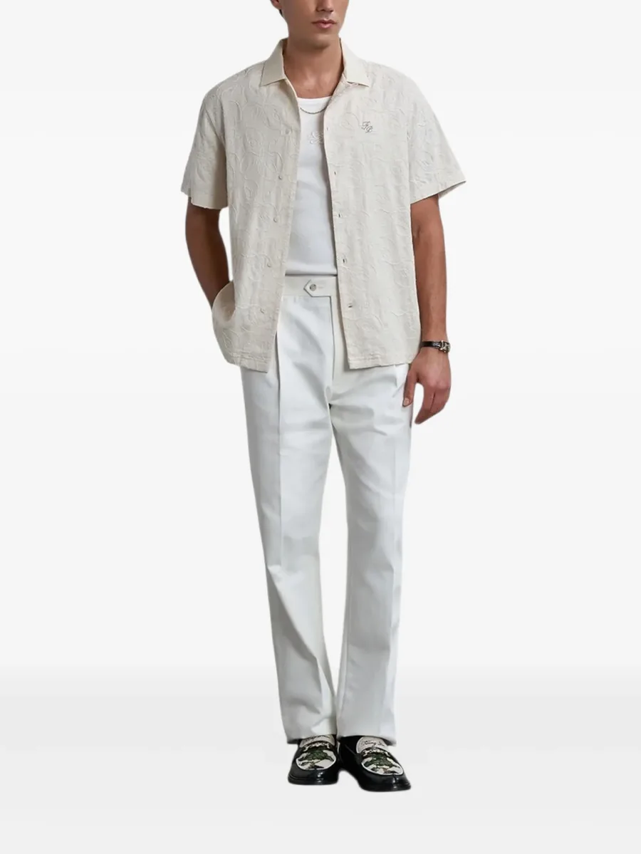 floral-embroidered resort shirt 4