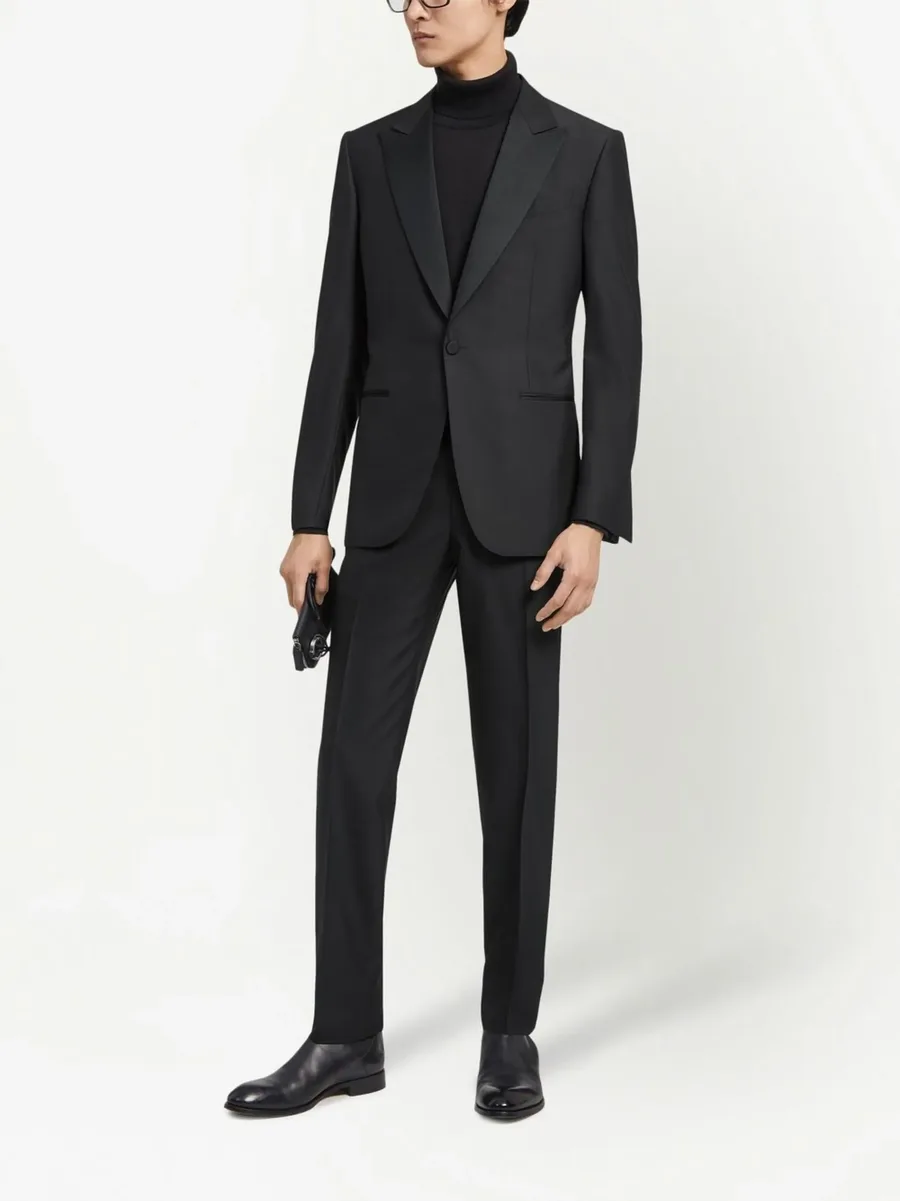 Trofeo 600 single-breasted wool-silk suit 4