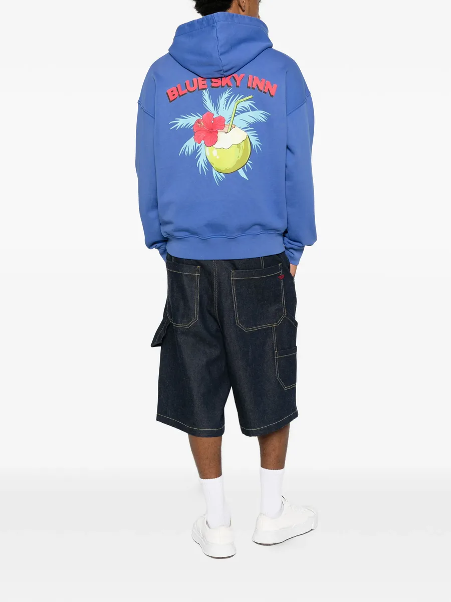 graphic-print hoodie 4