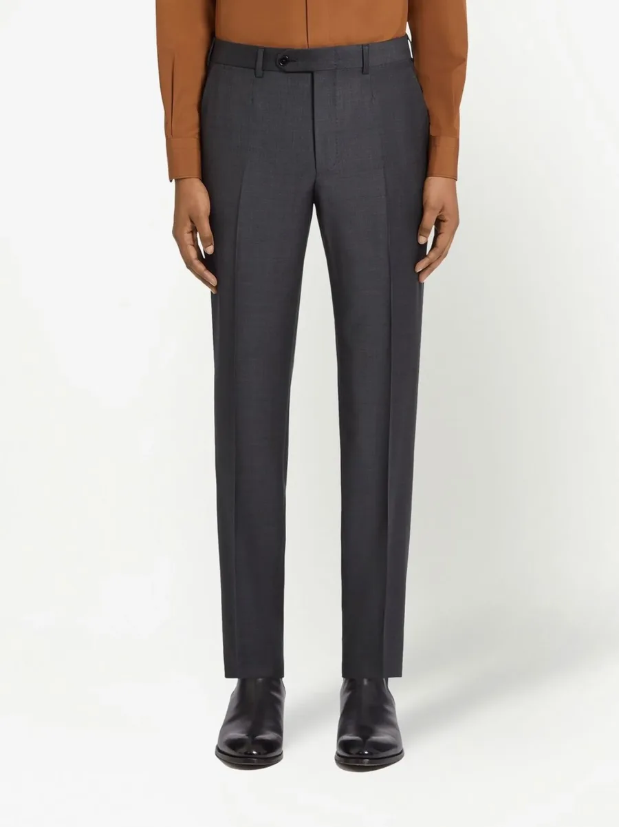 Trofeo single-breasted wool suit 7