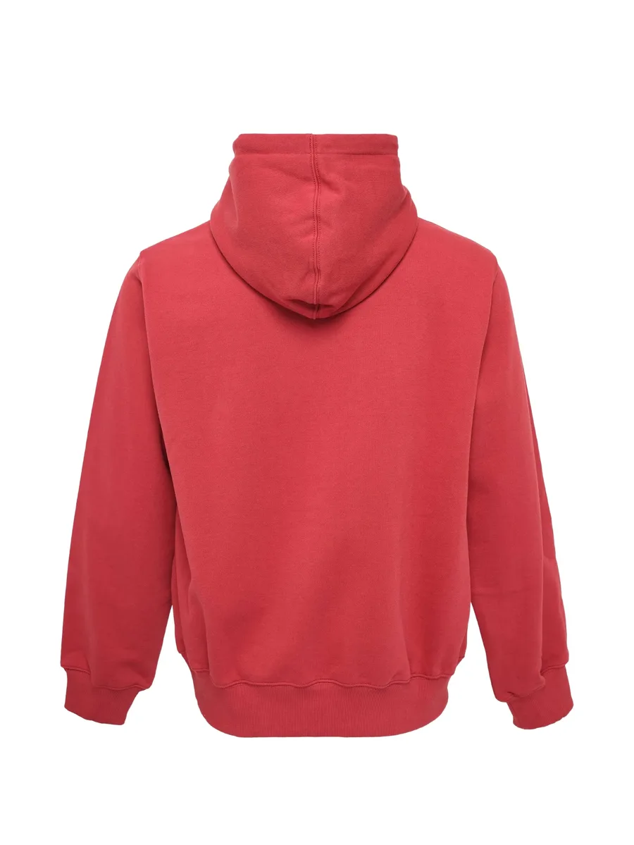 logo-patch drawstring hoodie 3
