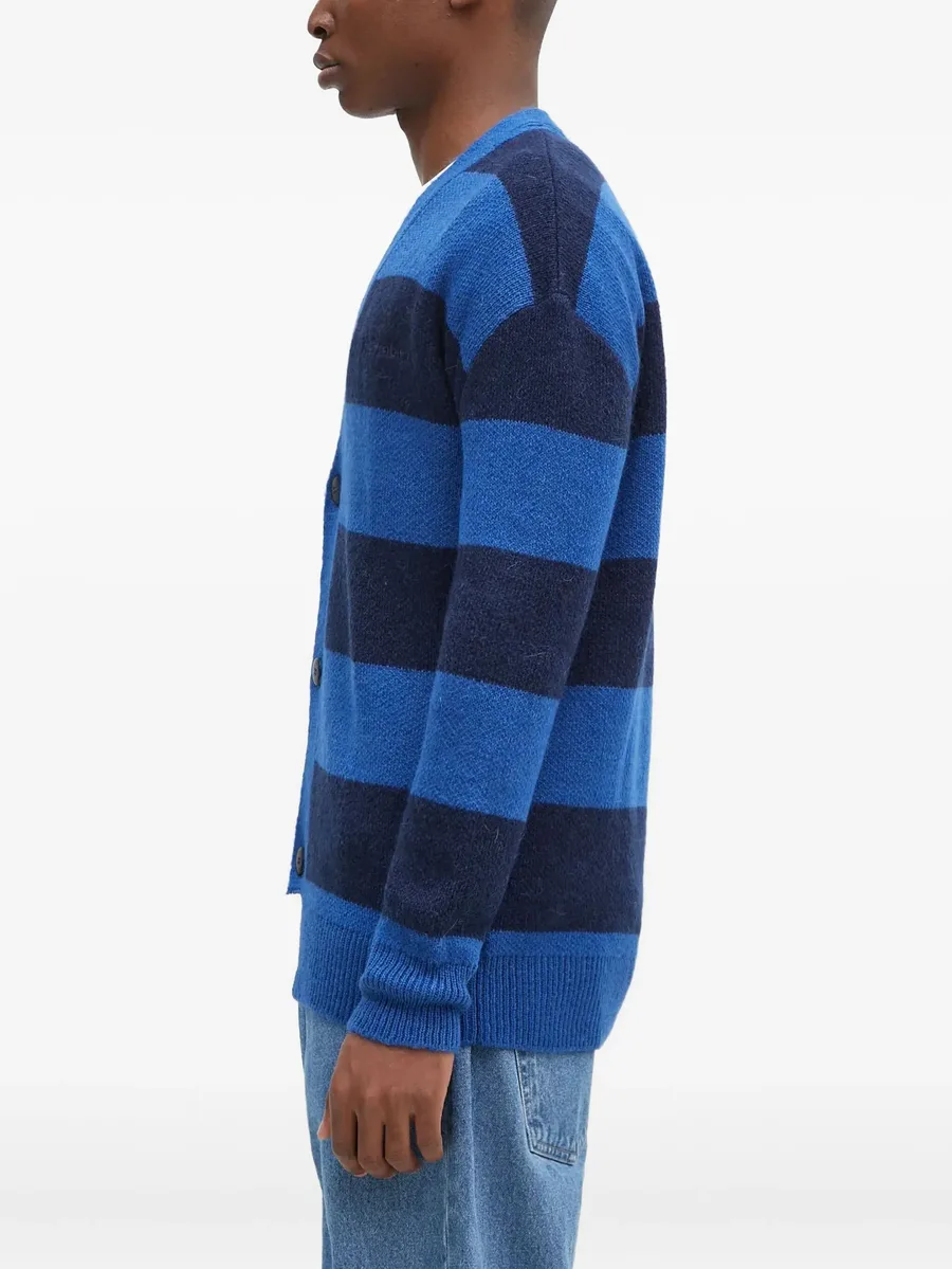 striped buttoned cardigan 3