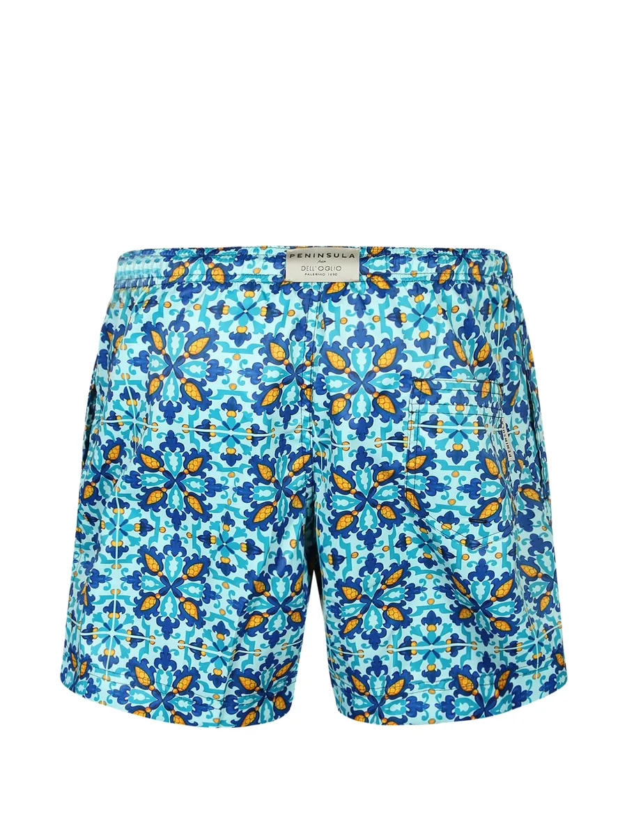 Cala Felce printed drawstring swim shorts 3
