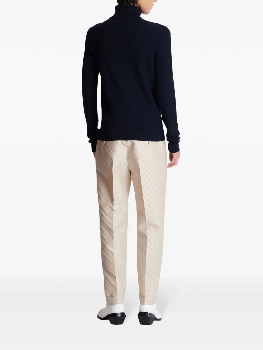logo-tag merino-wool jumper 8