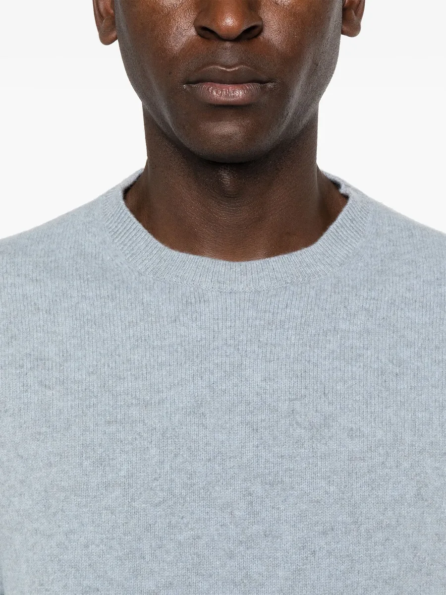 brushed fine-knit jumper 9