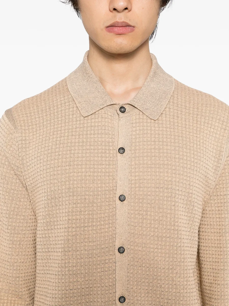 waffle-knit cardigan 10