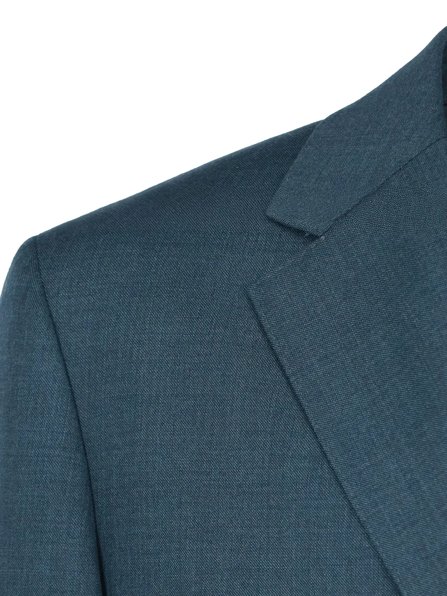 button-fastening long-sleeves suit 5