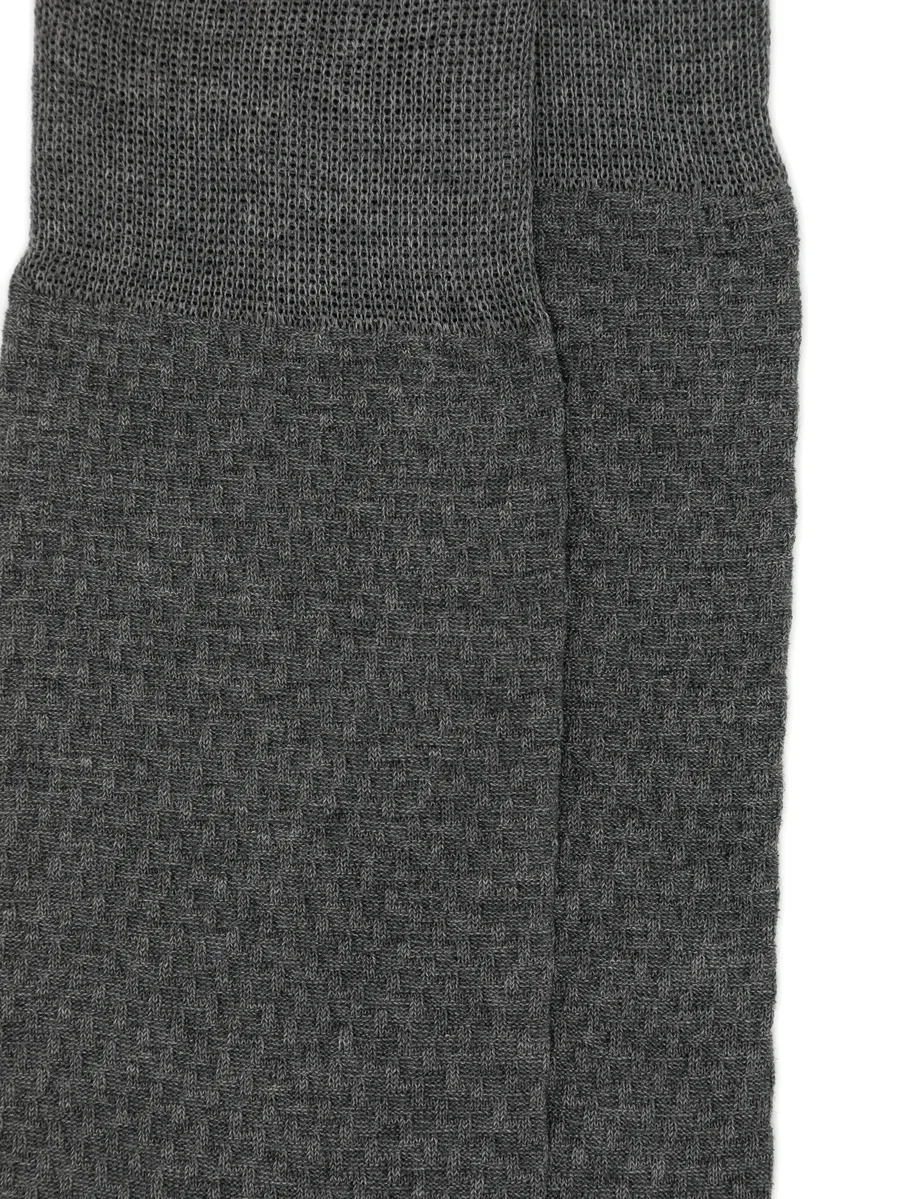 Grey Cotton Blend Socks 5