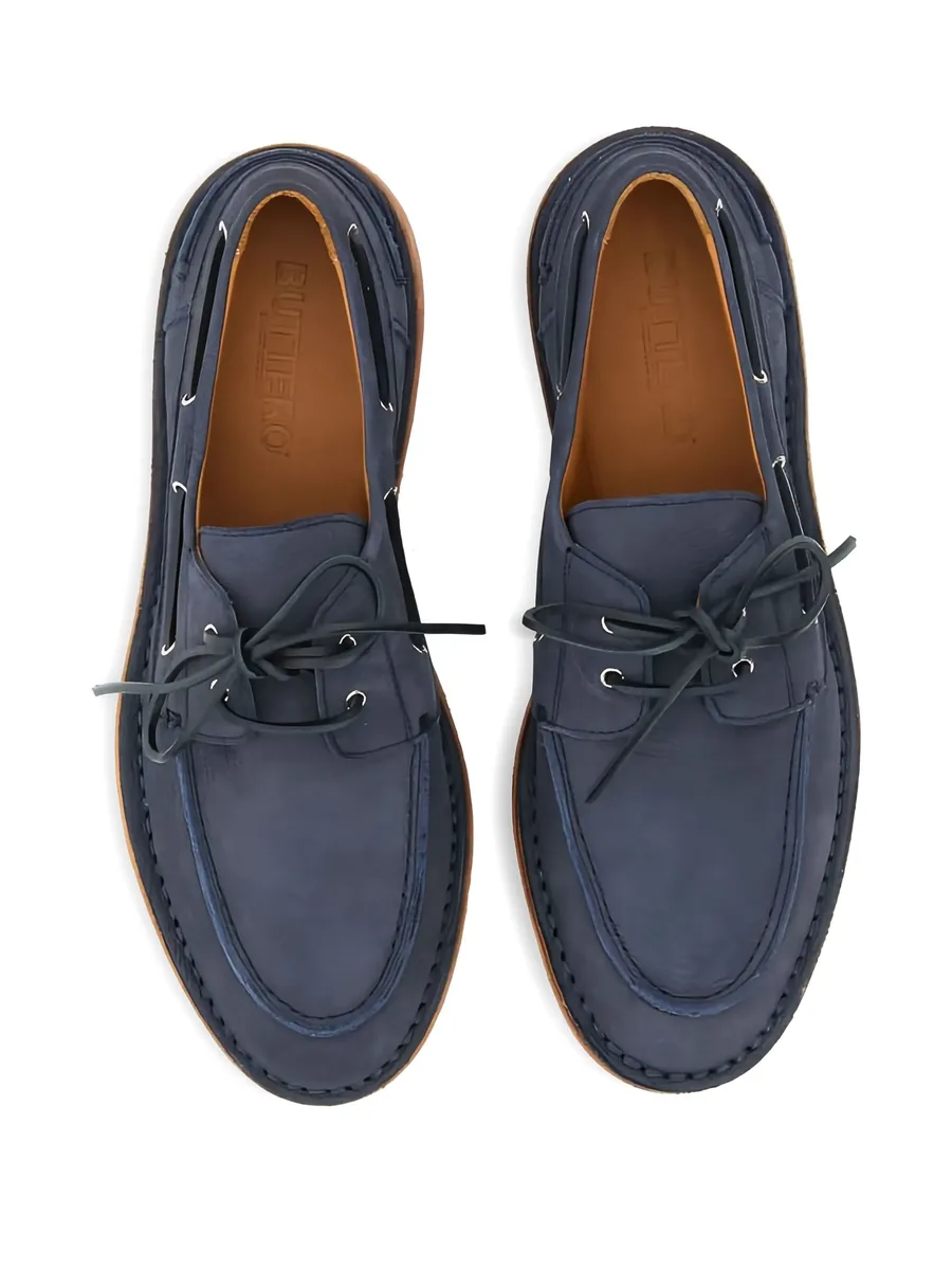 leather lace-up boat shoes 8