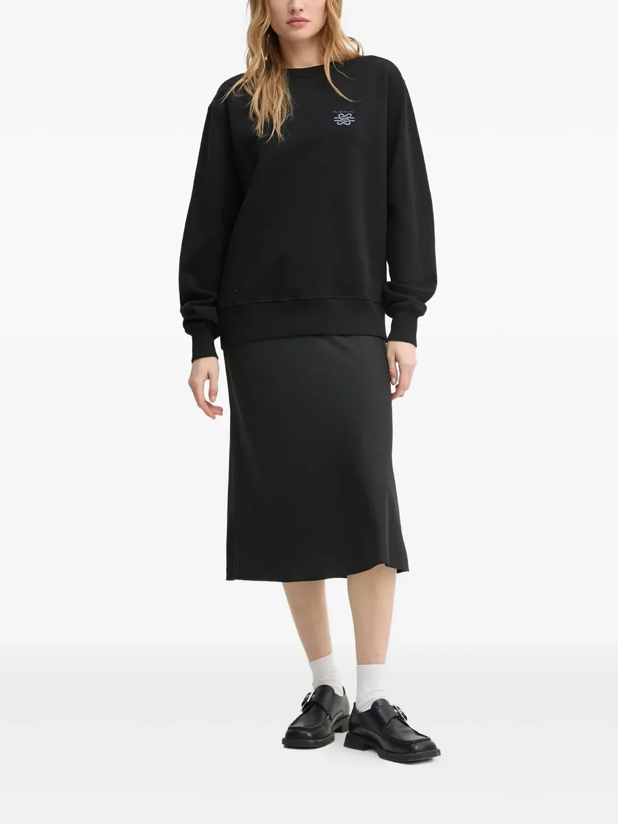 embroidered logo sweatshirt 3