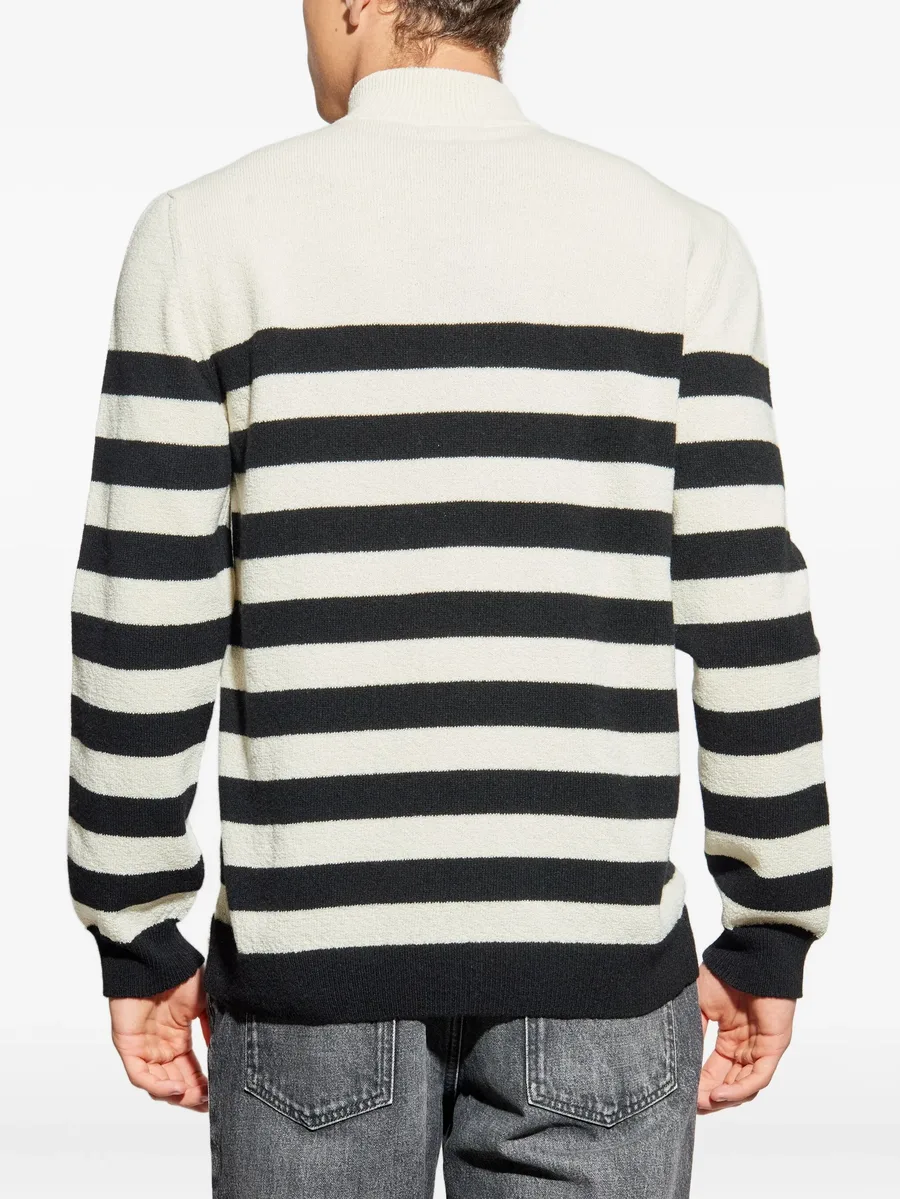 striped-pattern sweater 7