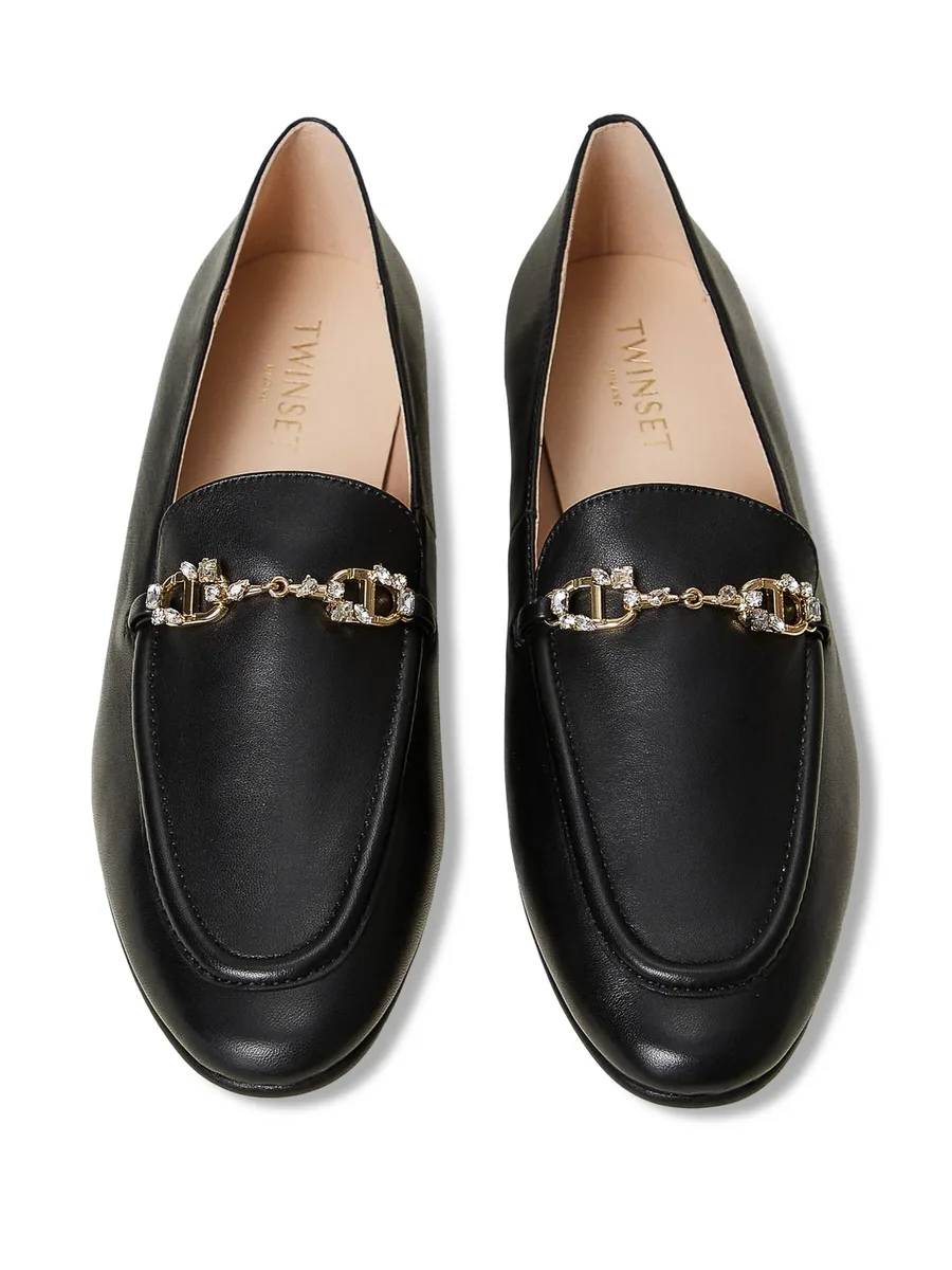 logo-plaque loafers 7