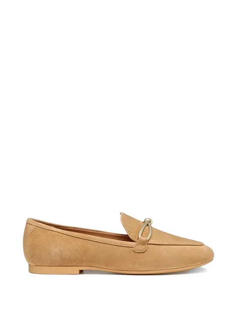 New Palmaria knot-detail suede loafers