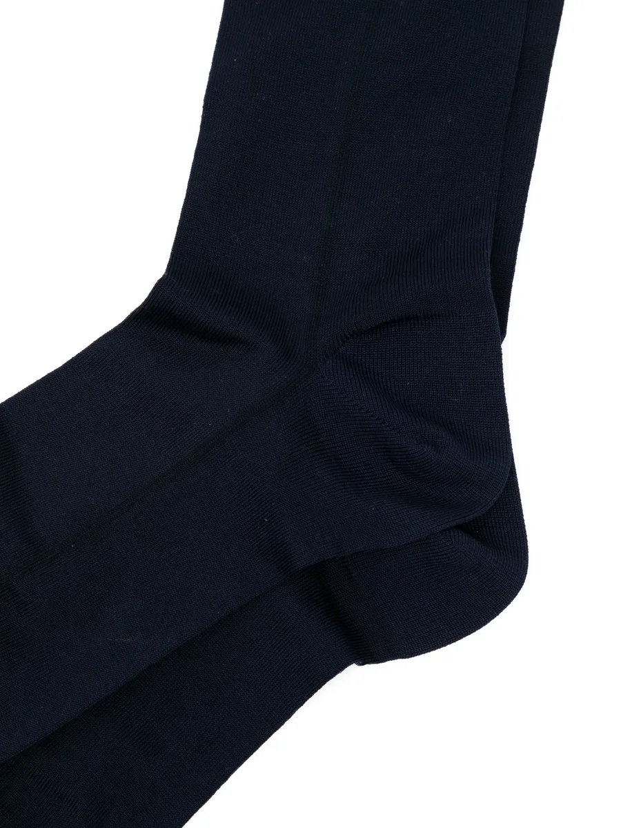 ribbed-cuff socks 5