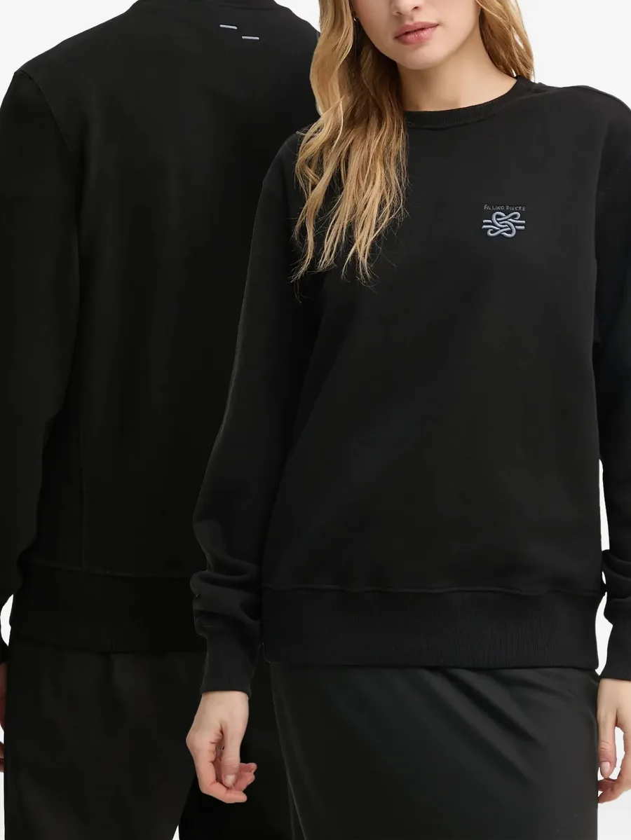 embroidered logo sweatshirt 5