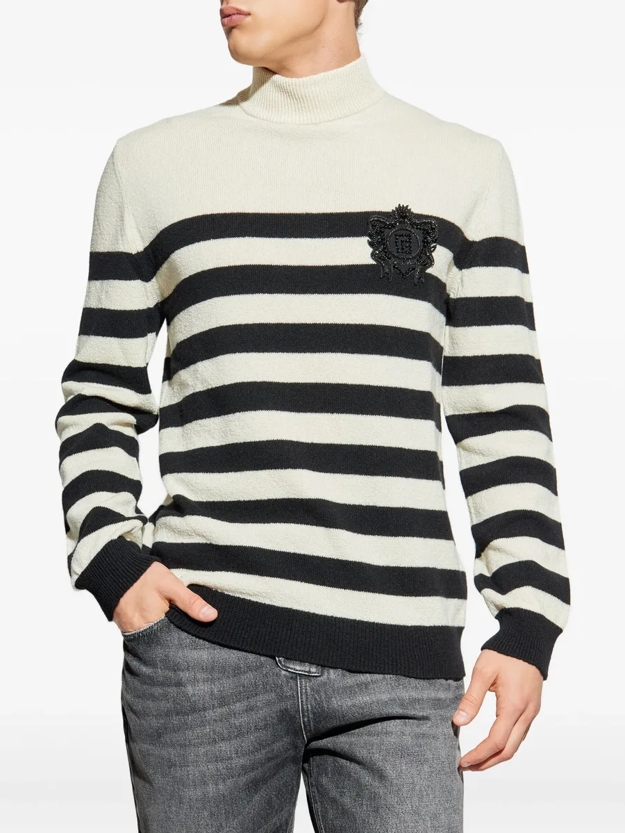 striped-pattern sweater 6