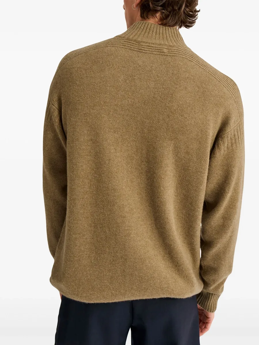 zip-up cashmere jumper 7