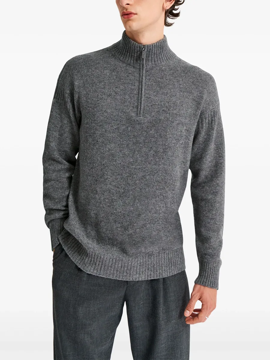 zip cashmere jumper 7