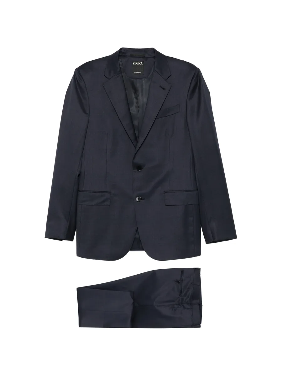 single-breasted wool suit 1
