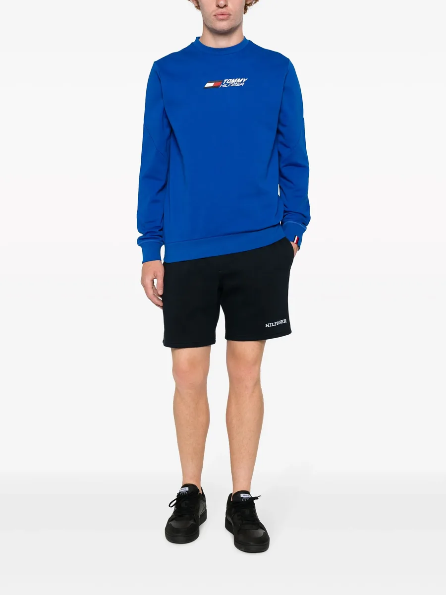 logo-print cotton sweatshirt 3
