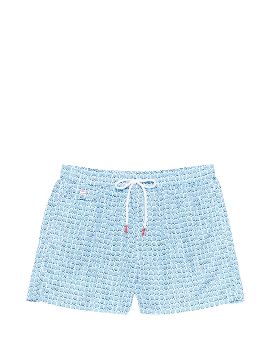 patterned swim shorts 1