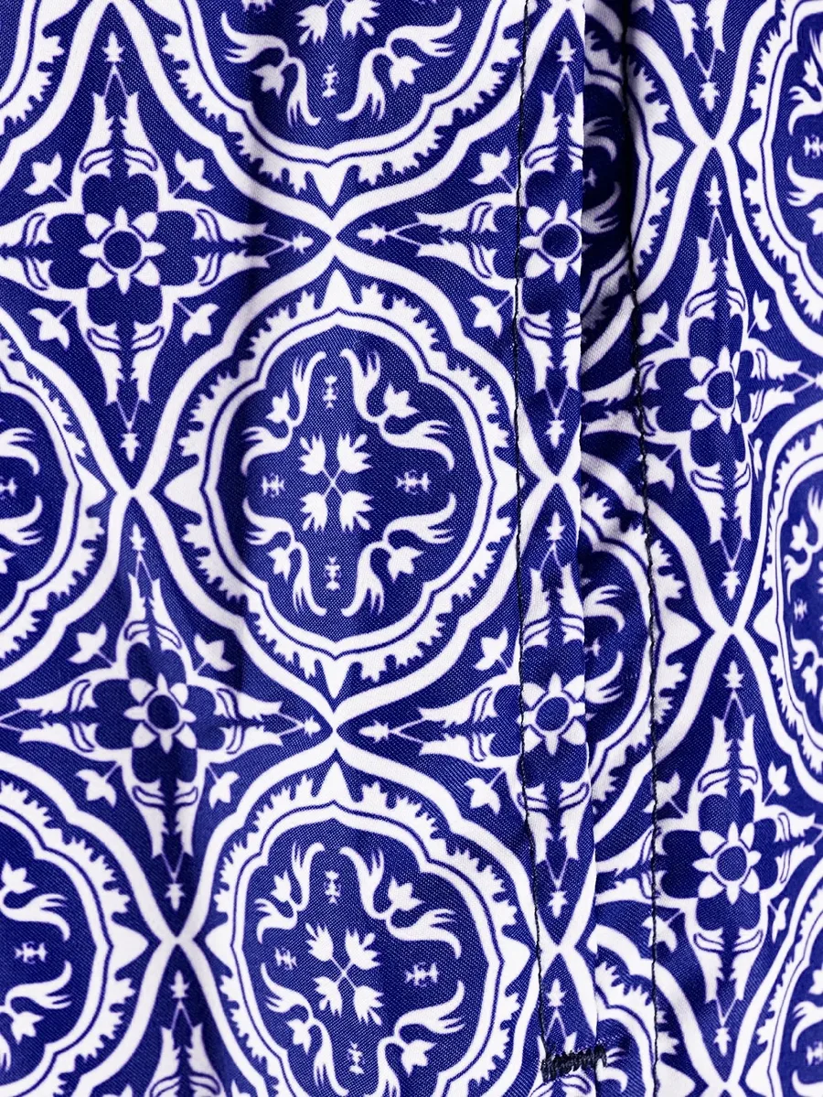geometric-print swim shorts 5