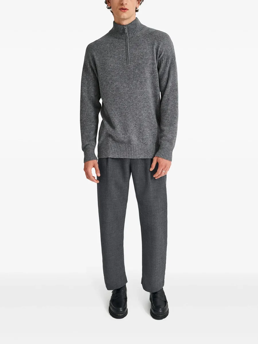 zip cashmere jumper 4