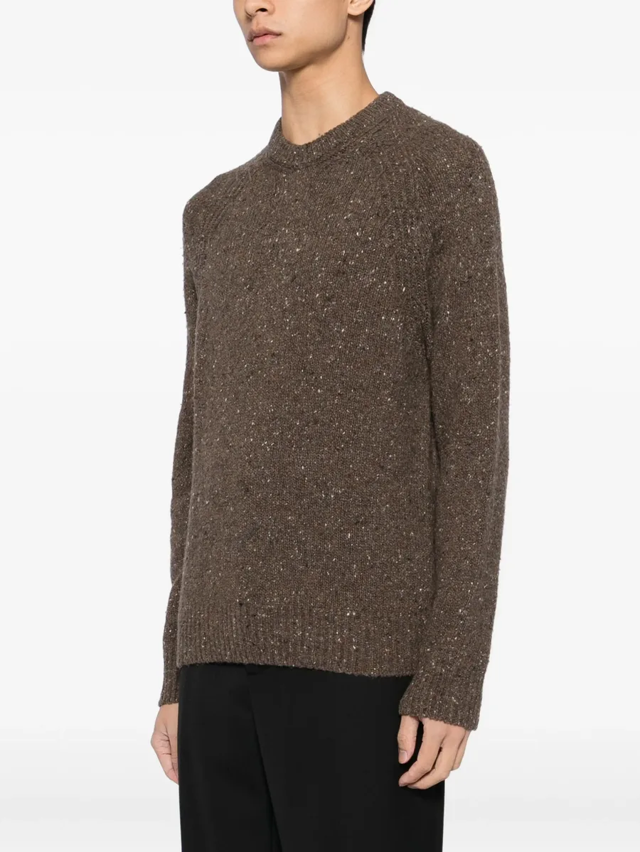 speckled crew-neck sweater 6